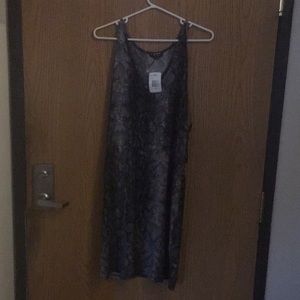POOF New York snakeskin grey dress 2x